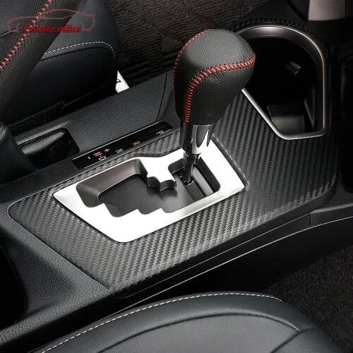 ABS Matte For Toyota RAV 4 RAV4 2016-2018 Accessories Left hand drive Transmission Shift Gear Panel Cover Trim Car Styling 1pcs