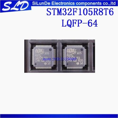 Free Shipping 10pcs/lot STM32F105R8T6 STM32F105R8 STM32F105 R8T6 LQFP-64 new and original in stock