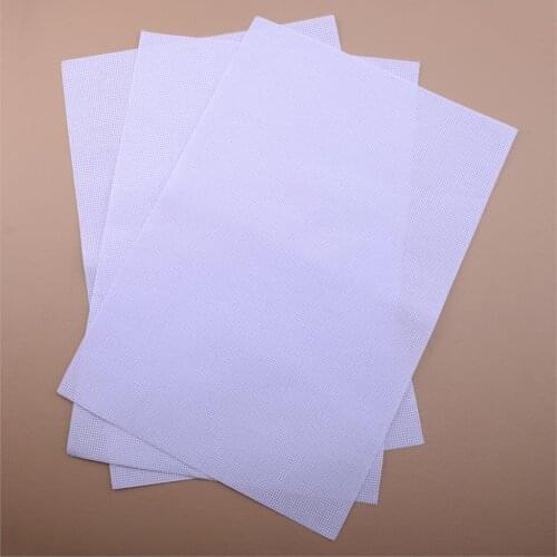 11 CT 3pcs Handcraft Craft Cotton Cross Stitch Aida Cloth 11 Count Needlework Embroidery Fabric Canvas 45X30CM