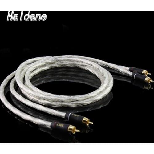 Haldane Pair HIFI RCA Cable Hi-end Audio 2RCA to 2RCA Interconnect Cable for Amplifier CD DVD player