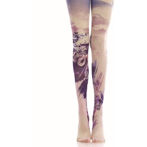 China Dragon Pantyhose Printing