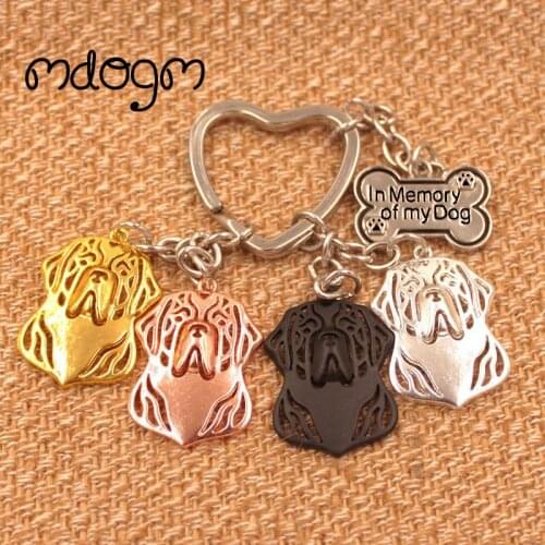 Clumber Spaniel Dog Animal Gold Silver Plated Metal Pendant Keychain For Bag Car Women Men Girls Boys Love Jewelry K160