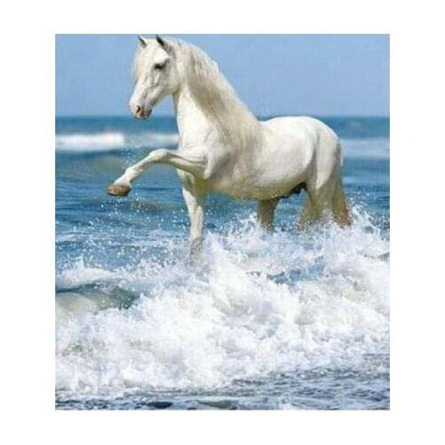 TOUOILP square full Diamond Painting Paarden 18