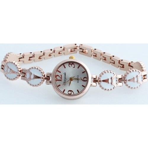 Hot Popular Eiffel Strap Rose Gold Fashion Bracelet Ladies/Girl/Women Stainless Steel Bangle Quartz Analog Wristwatch O61