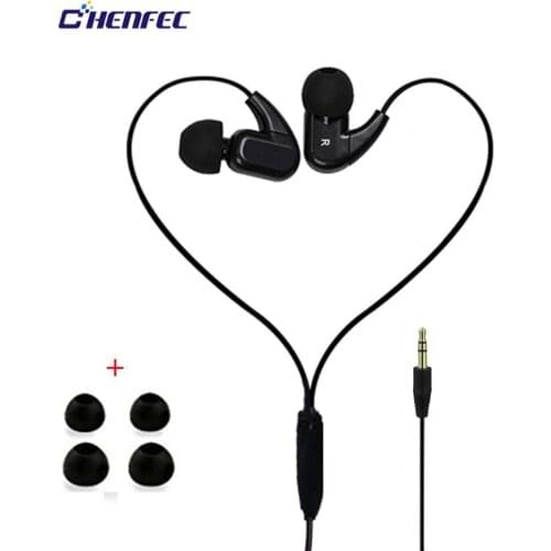 Hot Sale High Quality Wired Earphone 1.2m with Mic 3.5mm In-Ear Stereo Earphones for iPhone, iPod, MP3 Player ect