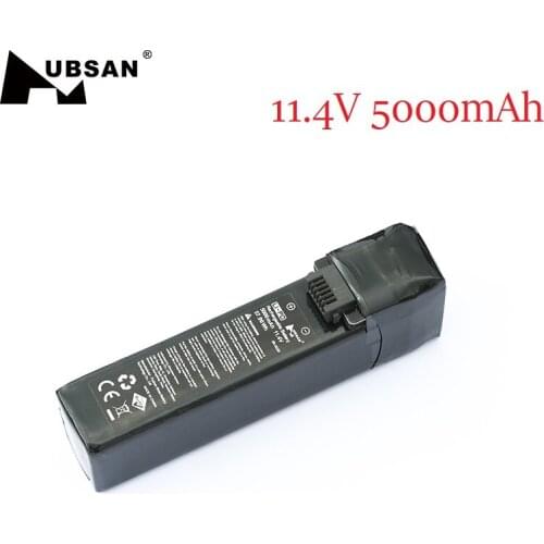 Upgrade 11.4V 5000mAh Lithium Battery Flight Time 35 Minutes for Hubsan Zino PRO GPS RC Drone parts toys battery accessory 1PCS