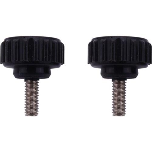 M4 X 10Mm Round Head Screw On Thumbscrews Knurled Clamping Knob 2 Pcs