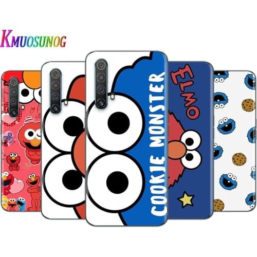 Cute Sesame Street Cookie Elmo For OPPO A73 2020 Find X2 Lite K5 K3K1 R17 RX17 R15 R9S F17 F15 F11 F9 F7 Transparent Phone Case