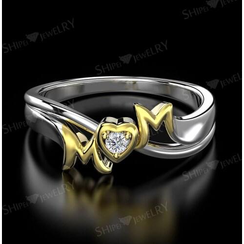 Fashion Real 18k Gold Rings for Women Finger Rings for Wedding Engagemenfine Jewelry Dating for Wife/mom Trendy Diamond Rings