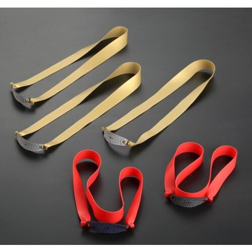 New 5pcs Slingshots Rubber Band Flat Elastic Resilient Tube for Hunting Slingshot Catapult Shooting 0.7mm Thickness 500-20-12mm