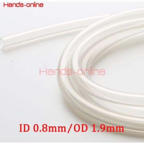 OD1.9XID0.8Food Grade Clear Transparent Silicone Rubber HoseOut Diameter Flexible Silicone Tube pvc pipe