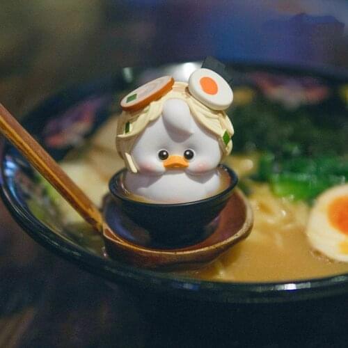 Original Japanese Kawaii Izakaya Duck Series Blind Box 8 Style Toys Doll Random One Cute Figurines Anime Figure For Girls Gift