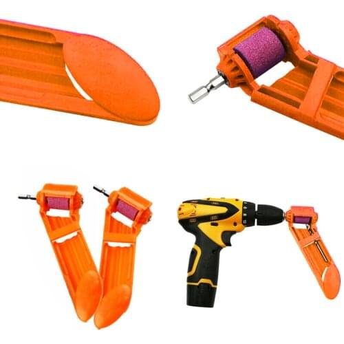 Drill Bit Sharpener Portable Corundum Grinding Wheel Drill Bit Sharpener Woodworking Drilling Bits Sharpening Tool