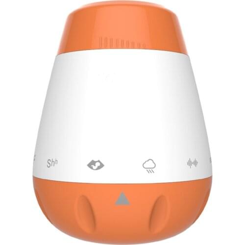 Portable Voice Sensor Infants Smart Baby Music Therapy Sound Machine Rechargeable Sleep Soother White Noise