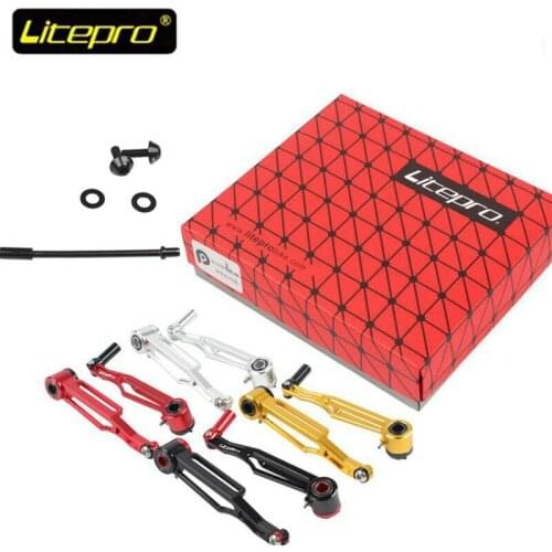 Litepro 1pair Short Arm Front/Rear Long V Brake Mechanical Calipers Superlight Aluminum For BMX Bike Brake Bicycle Parts