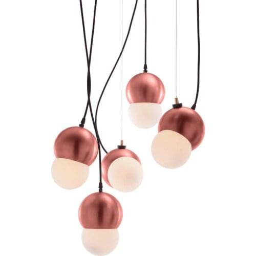 Modern Pendant Light Silver Gold Glass Ball Hanging Lamp Hanglamp Kitchen Light Fixture Dining Living Room Luminaire luminaire