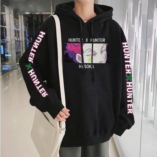 Hisoka Hoodie HxH Hisoka Print Hoodies Long Length Pullover Hoodie Male Autumn Outdoor Fashion itself Women Winter Hoodies