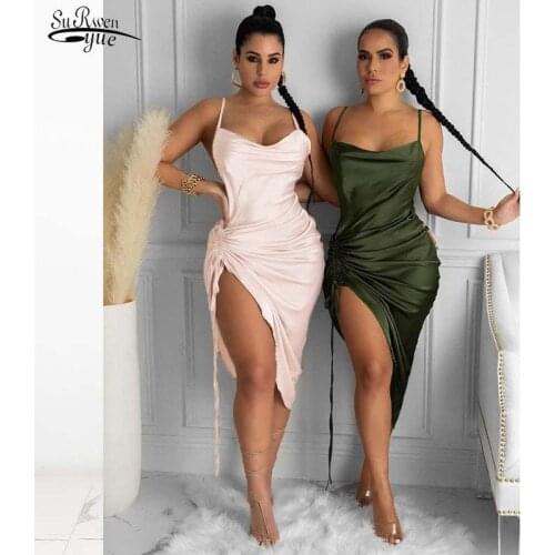 New Vintage Plus Size V-Neck Women Dress Summer Lace Up Puff Sleeve Party Korean Dresses Elegant Ruffles Long Dress Robes 13815