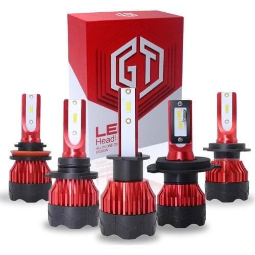 1Set 9005 9006 H3 H13 H8 880 H27 9004 9007 H11 881 LED H4 LED H7 Auto Car Headlight H1 K5 55W 6000LM 6000K Automobile Bulb