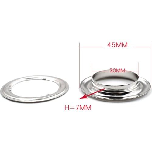 20 pieces/lot) 30mm-40mm Inner diameter Metal hole Clothing & Accessories. corn. Eyelets. Rings. rivet snaps Eyelet installa
