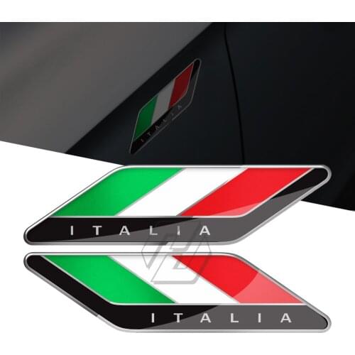 3D Italy Flag Sticker Italia Decal Case for Aprilia Ducati monster for BMW Motorrad R1200GS R1250GS C650RT