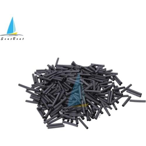 400pcs/lot Black Polyolefin Shrinking Assorted Heat Shrink Tube Wire Cable Insulated Sleeving Tubing Set 3.5mm
