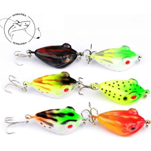 6Pcs/lot Fishing Lure Artificiais Forg Fishing Pesca 40mm/6g Hard Bait With Hook 8# Mini Japan Attractive Fish Crankbait Tackle