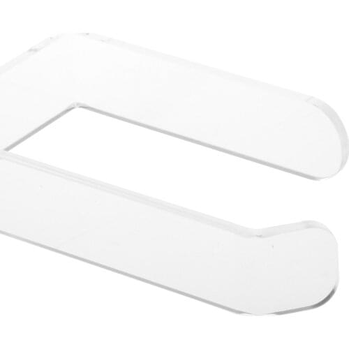 Acrylic Transparent Wall Mounted Toilet Paper, Kitchen Holder Roll Hanger, Home Bathroom Accessories, Durable and Lightweight