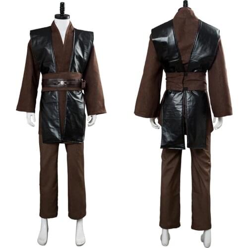 Anakin Skywalker Cosplay Costume No Cloak Halloween Carnival Uniform Simple Version