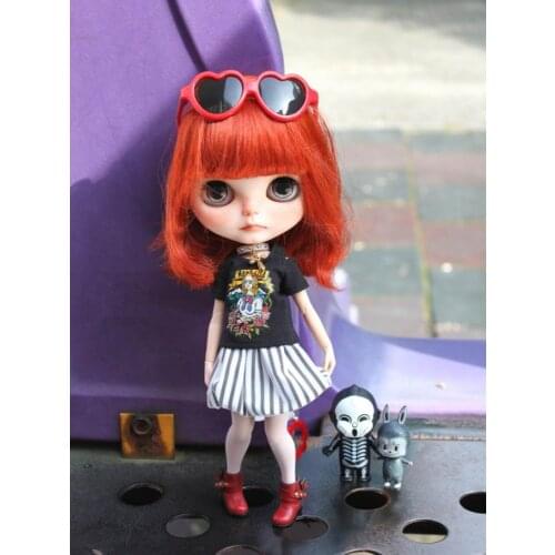 JSB01 Fashion BJD doll clothes Doll suits outfit short Short Skirt sleeve T-shirt doll Clothing Doll Accessories