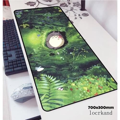 Totoro mouse pads 70x30cm pad to mouse notbook computer mousepad best gaming mousepad gamer to keyboard laptop mouse mat