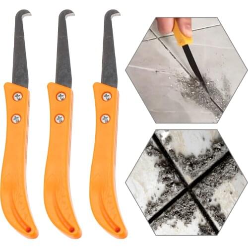Hot Professional Gap Hook Knife Tile Repair Tool Old Mortar Cleaning Dust Removal Steel Building Ladder Construction Hand Tools