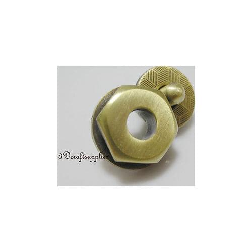 Magnetic Snaps bag button purse Magnetic Snap button 17mm anti brass F51