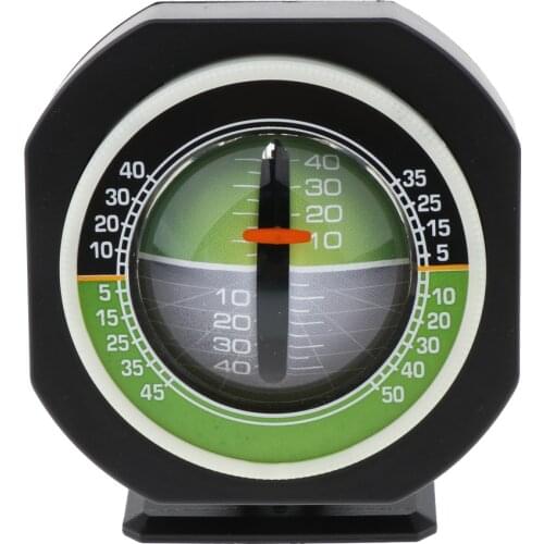 Multifunction Level Tilt Gauge Indicator Gradient Angle Slope Meter Balancer Tool Cars Accessory