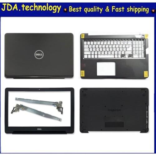 MEAIRROW New/orig for DELL INSPIRON 15-5000 5565 5567 palmrest Keyboard bezel upper cover Silver + Bottom case