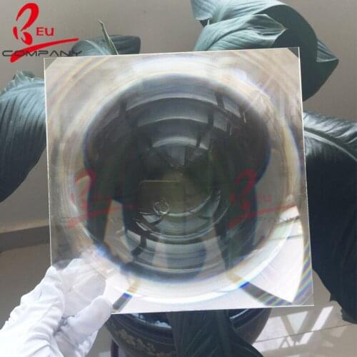 Drop shipping 100*100mm FL50/55/90mm PMMA Square Solar Fresnel Lenses