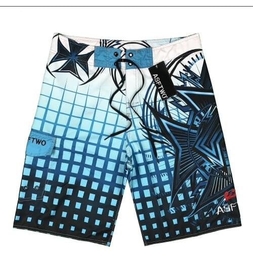 Beach Sports Summer Hot Shorts Male Beach Pants Men Short De Bain Homme polyester Swimsuit Bathing Suit Trunks 2020