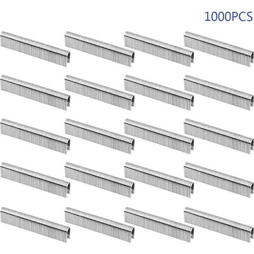 NICEYARD 1000Pcs U/ Door /T Shaped Staples For Staple Gun Stapler Furniture Interior Decoration Wood Processing Gun Nail