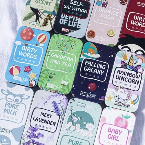 1PC Portable Case Solid Perfume Fragrances Women Men Solid Balm Mild Long Lasting Aroma Deodorant Fragrance Body Antiperspirant