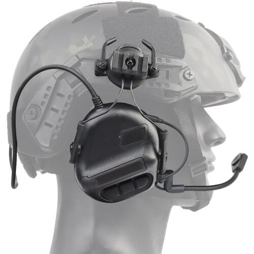 WOSPORT Tactical Shooting Headset Electronic Headset Ear Muffs Shooting Ear Protection For Helmet Military Headphone HD-10-11