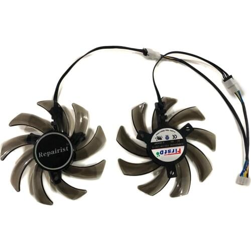 2pcs/set FDC10H12S9-C emtek GTX 1660Ti GPU Cooler For emtekinc XENON GTX 1070Ti GTX1660Ti RTX2070 STORM Graphics Card Cooling
