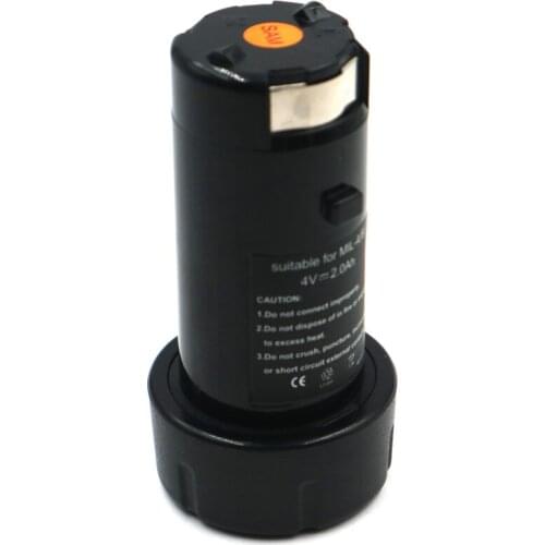 C&P For Mil Waukee 4VB 2000mAhLi-Ion 48-11-2001 M4 2101-20 2101-21 2101-22 4-Volt D D-202 D-202B Tool Battery 3.6V 2.0Ah