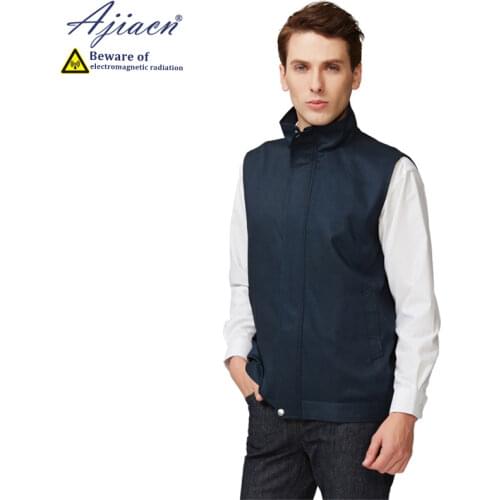 Anti-electromagnetic radiation Invisible zipper vest Mobile phone, computer, WIFI, microwave oven EMF shielding custom vest