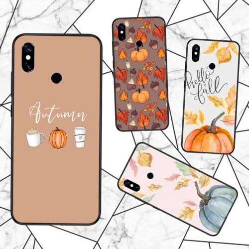 Pumpkin Happy autumn Phone Case For Xiaomi Redmi note 7 8 9 pro 8T 9S Mi Note 10 Lite pro