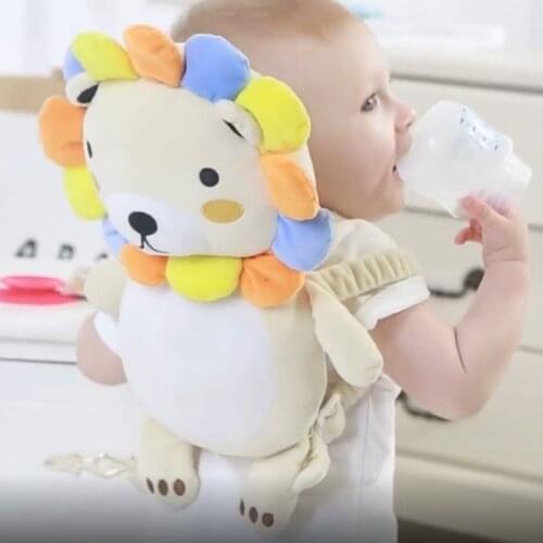 OLOEY Baby Cute Pillow Head Protection Toddler Cushion Pad Angel Wings Protect Neck Drop Safety Resistance Cushion Kids Headrest