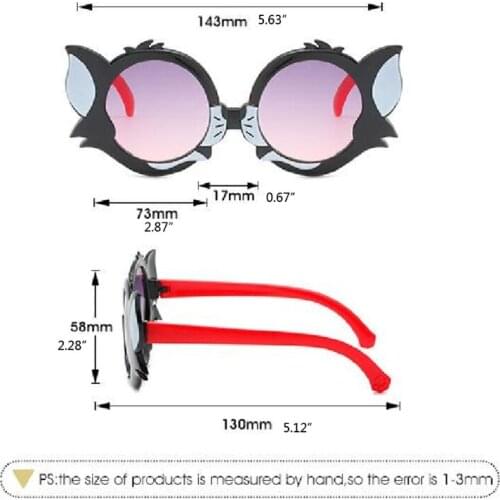 2 Pcs Children Baby Sunglasses Hair Band Set Anti-UV Cartoon Glasses Headband 69HE