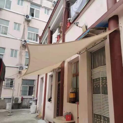 3 x 6 M/pcs Rectangle Outdoor PU Waterproof awning Polyester fabrics Sun Shade Sail as for garden sun shades net