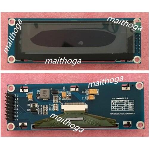 3.12 inch 16PIN SPI Yellow/Blue/White/Green OLED Display Screen Module SSD1322 Drive IC 256*64 Parallel Interface