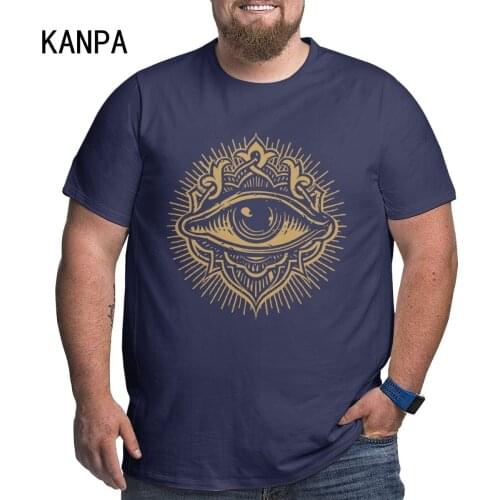 Vikings Eyes Men Oversized T Shirts Big Size Tops Tees Big Man Summer Top Clothes Cotton Tee Shirt Short Sleeves 6XL 5XL 4XL