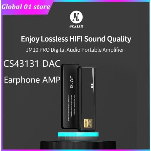 JCALLY CS43131 Type-c To 3.5MM DAC USB C Audio Interface Portable USB Sound Card Dac For Smartphone PC IOS Android Headphone AMP